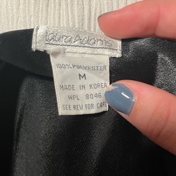 Laura Adams Black Mini Slip Dress - Picture 3 of 3